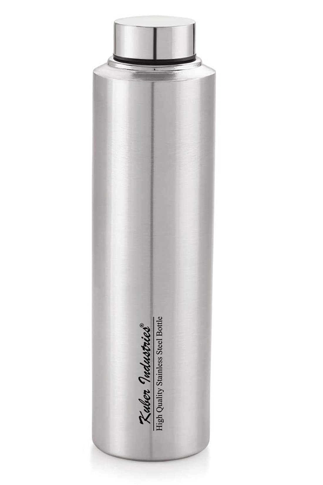 Kuber IndustriesStainless Steel Fridge Water Bottle/Refrigerator Bottle/Thunder Capicity 700 ML (Silver, Pack of 1)