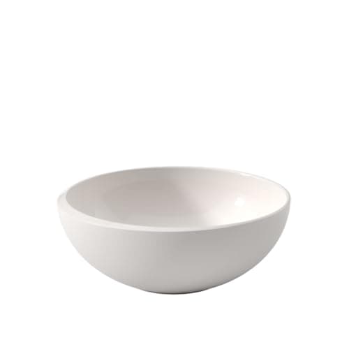 Villeroy & Boch NewMoon Modern Bowl for Cereals, Soups, Salad or Desserts Made of Premium Porcelain, Dishwasher Safe, White, 17 oz
