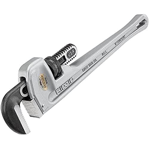 RIDGID 31100 Model 818 Aluminum Straight Pipe Wrench 18inch Plumbing Wrench