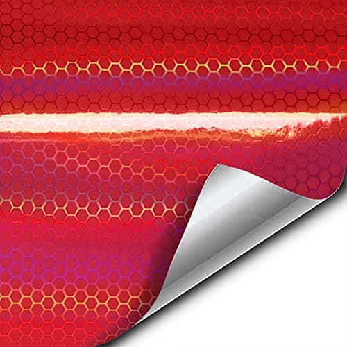 VViViD Bio HEX AirTint Headlight Vinyl Roll 12 x 60 Micro Red