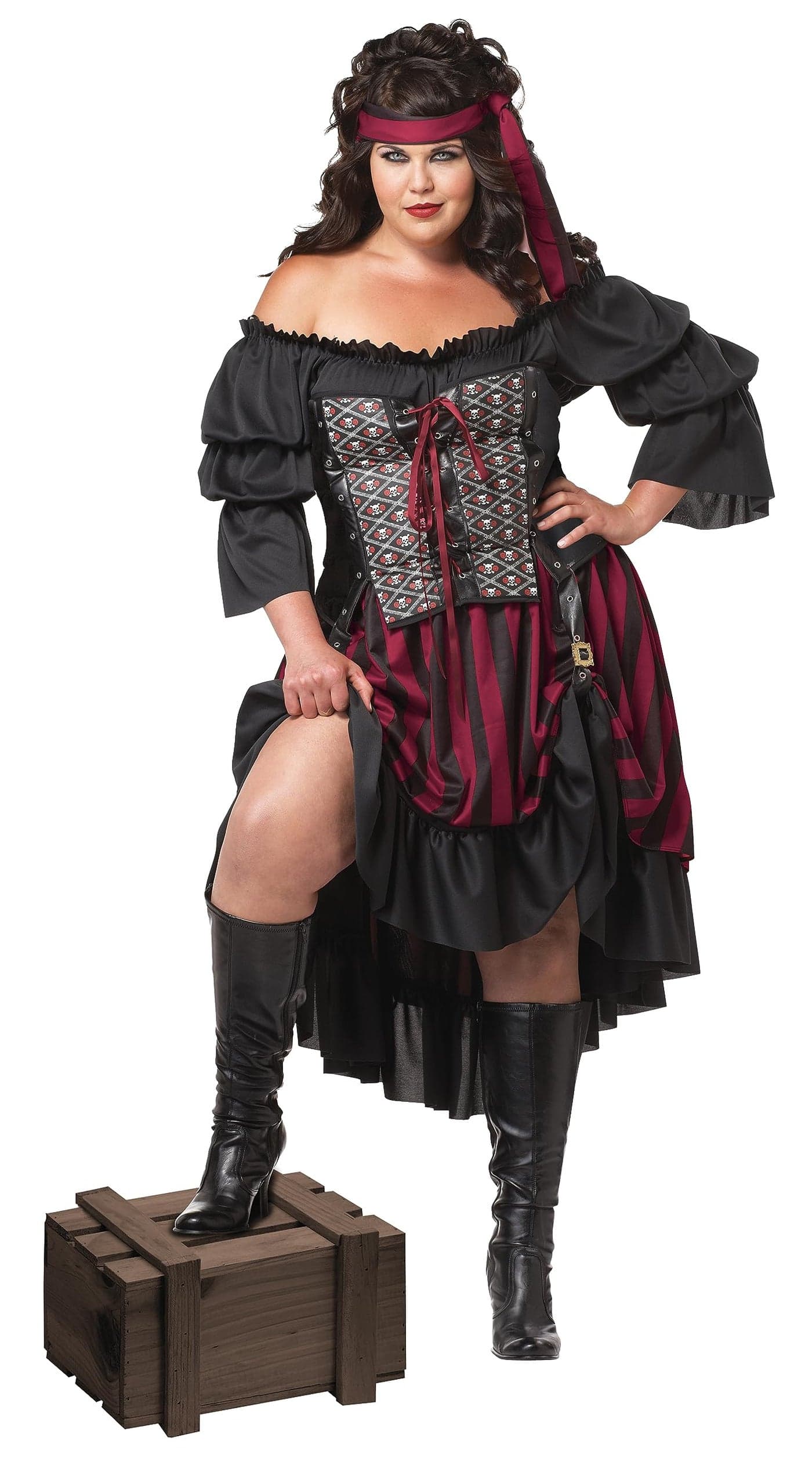 Plus Size Pirate Wench Costume 2X