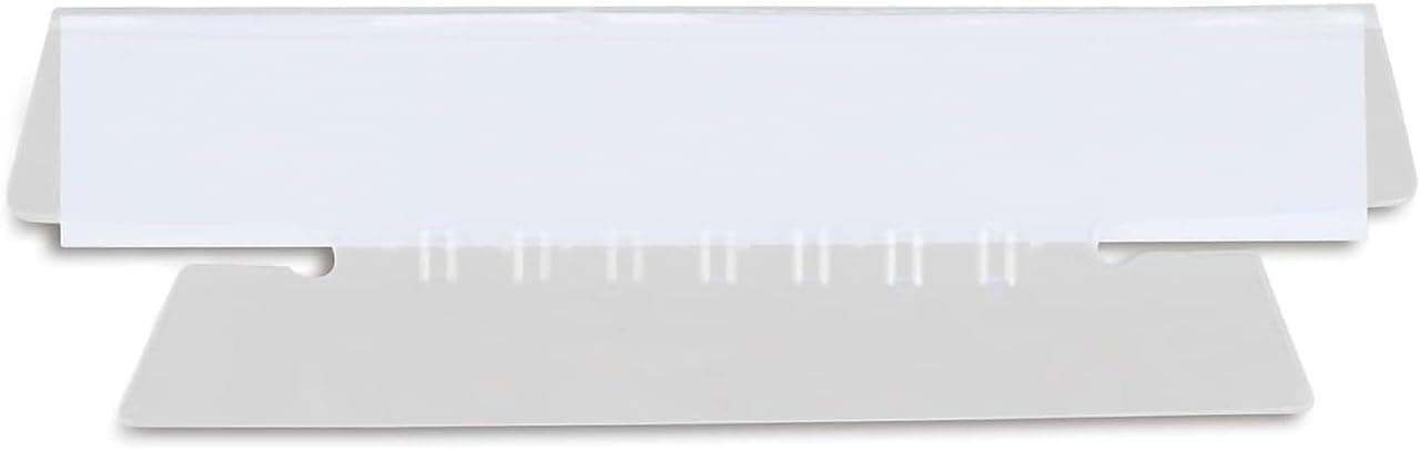 Staples 380431 Plastic Tabs 312Inch X 58Inch Clear 50Pack 10986