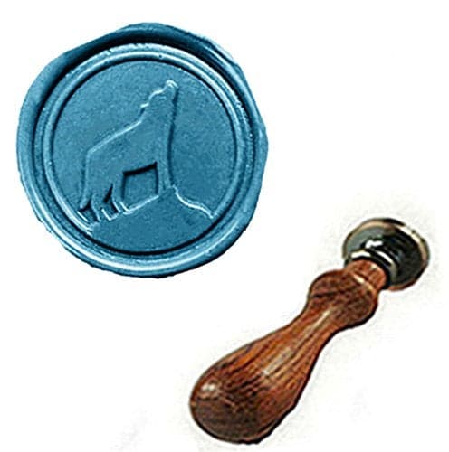 MDLG Vintage Wolf On Mountain Wax Seal Sealing Stamp Embellishment Wedding Invitation Christmas Card Snail Mail Gift Wrapping Wine Package Wax Seal Stamp Set
