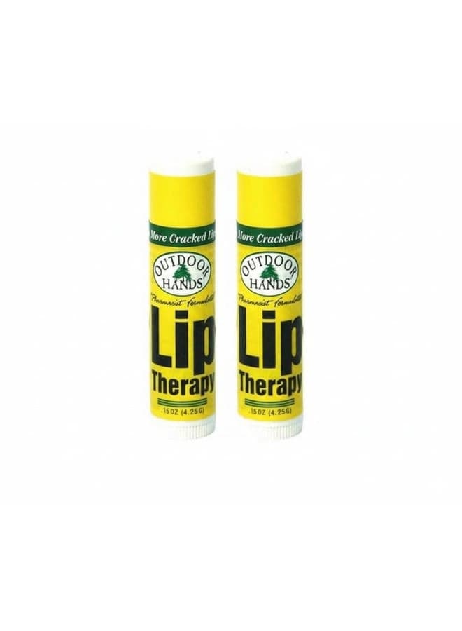 Lip Therapy, Shea Butter, Coconut Oil & Blackberry Seed Oil - 2pack