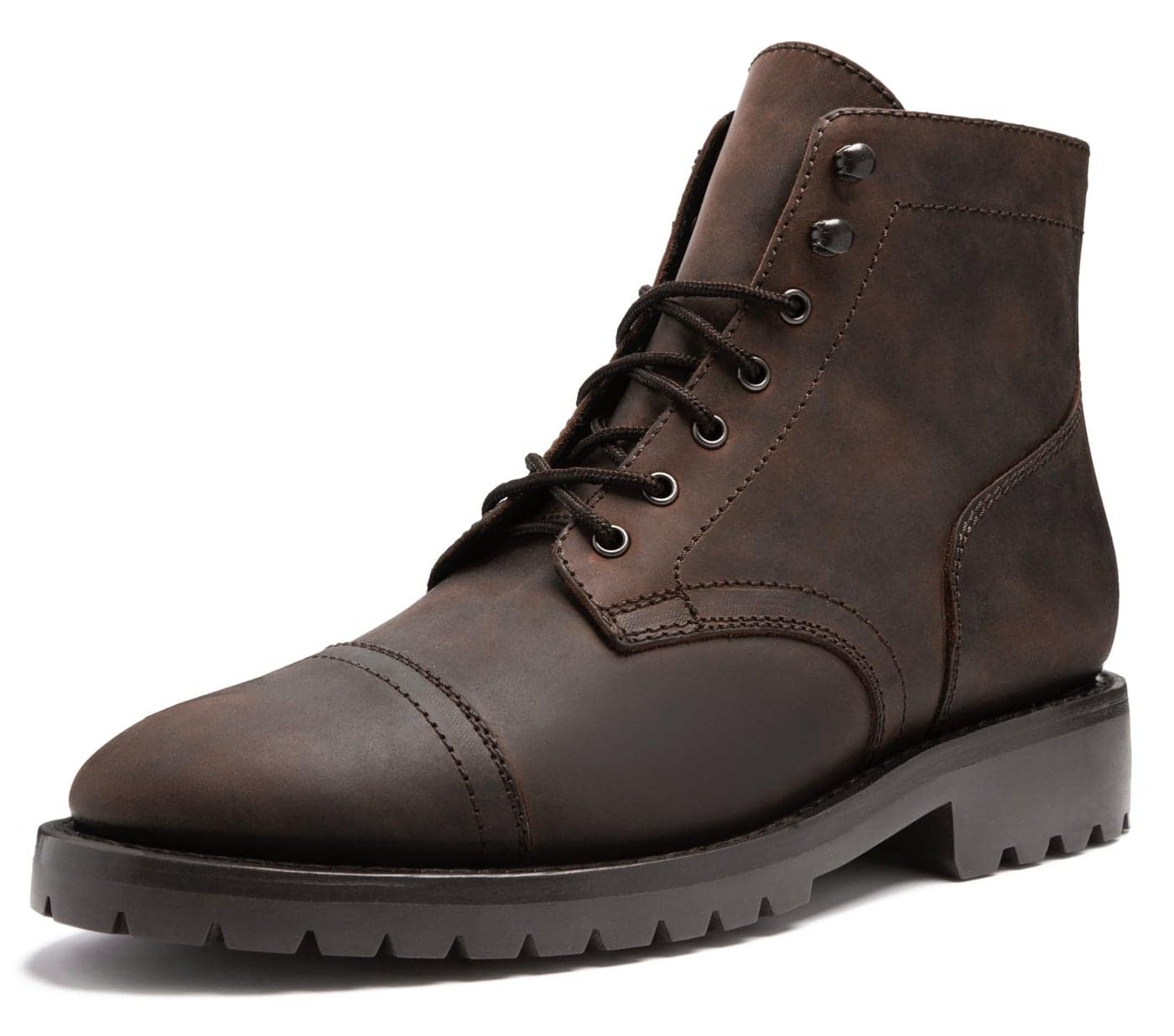 Thursday Boot Company Men’s Captain Lug Cap Toe Leather Boots, Tobacco, 11
