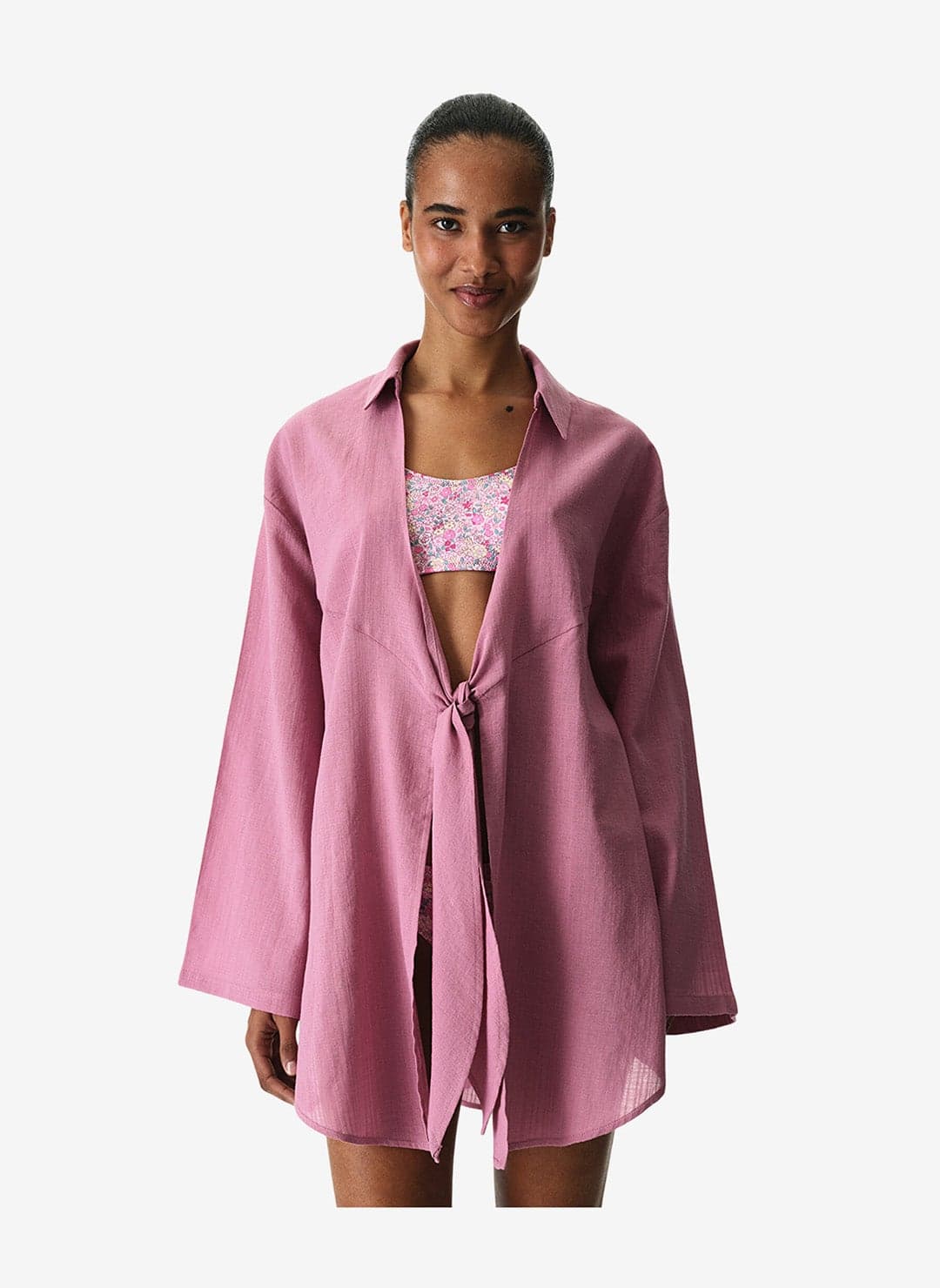 Women Sienna Long Sleeve Rose/Pink Shirt