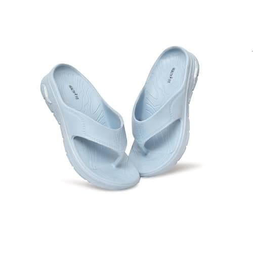 HEALTH FIT SUPER SOFT Women's Flip-Flops Women's & Girl's Slippers | Comfortable & Lightweight | Soft Foot Massager | OUT Door & IN Door Flip-Flops Slipper INDIGO SBL UK-8