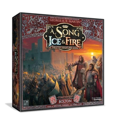 A Song of Ice Fire Tabletop Miniatures Game Bolton Starter Set Strategy Game for Ages 14 2 Players 4560 Minute Playtime Made by CMON