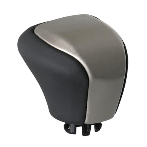 HONFQP Shift Knob for Gear Change Lever Compatible with Lexus LX570 20152021 LX450D 20162020 Accessories Parts Replaces 3350460490C0 Black LeatherSilver Gray