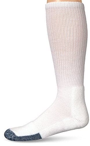 Thorlos Unisex B Basketball Thick Padded Over the Calf Sock, White, XLarge