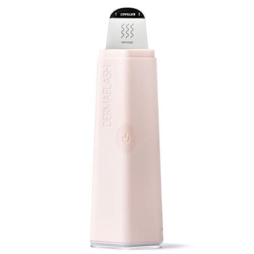 DERMAFLASH DERMAPORE Skin Care Device Ultrasonic 2in1 Pore Extractor and Skincare Infuser Blush