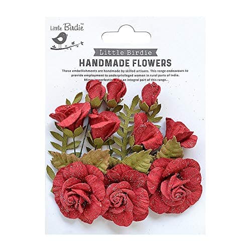 Itsy Bitsy- Handmade Flowers- Kimberley Love & Roses 14Pcs