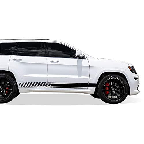 Decal Sticker Vinyl Side Racing Stripes Compatible with Jeep Grand Cherokee WK2 2011-Present (183B)