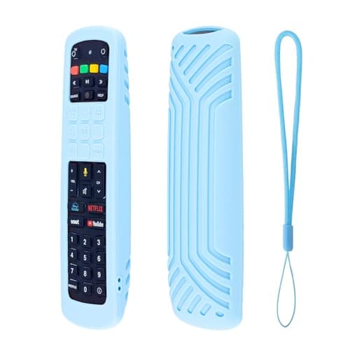 CALDIPREE Silicon Case Cover Pouch Compatible with Jio TV Remote (Blue)