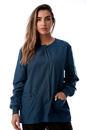 Just Love Womens Solid Jacket 4501-CAR-M Caribbean Blue