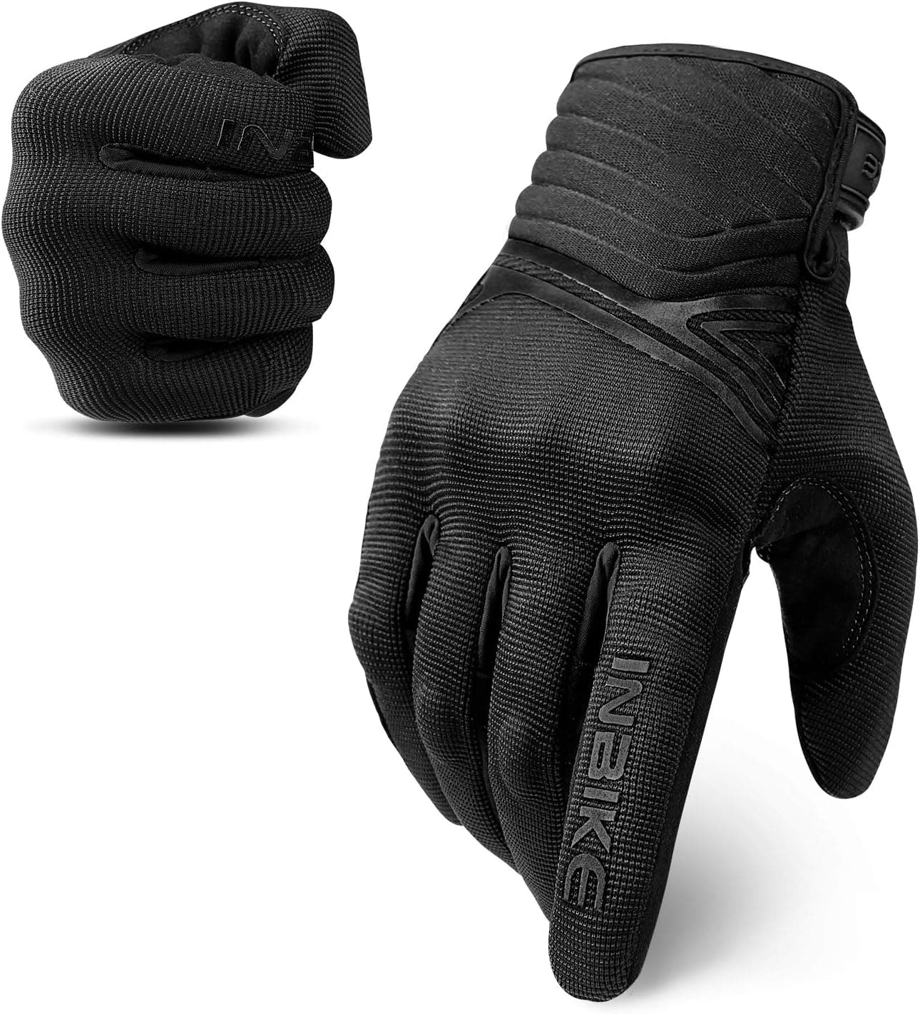 INBIKE Breathable Mesh Motorcycle Gloves with Touchscreen and TPR Palm Pad