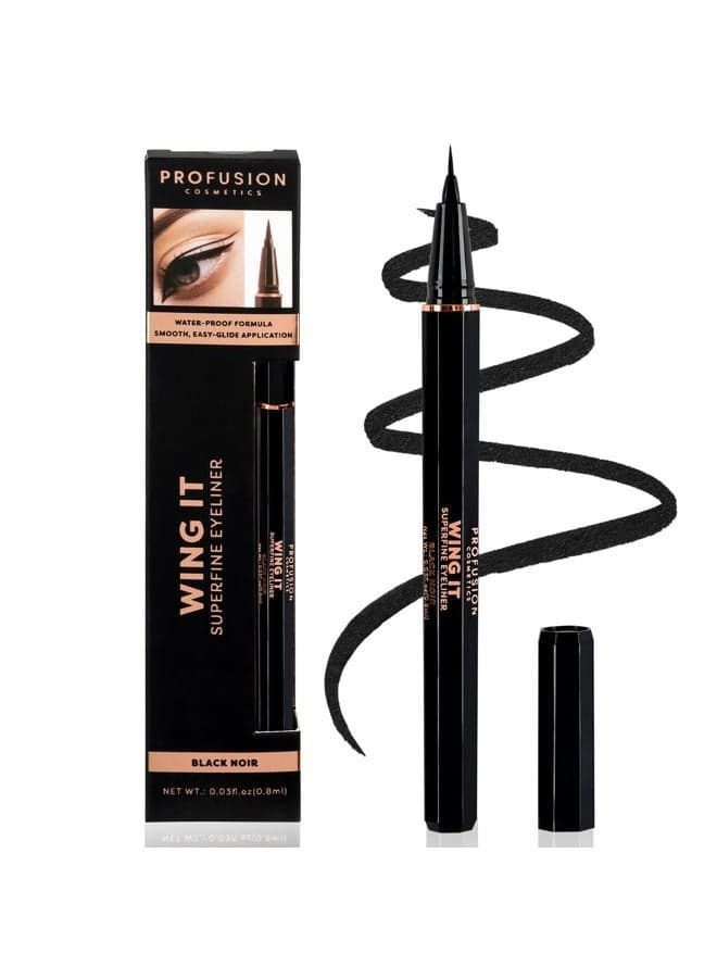 WING IT Superfine Eye Liner - Makeup with Long Lasting, Cruelty-free and Wonderful Design Eye Liner