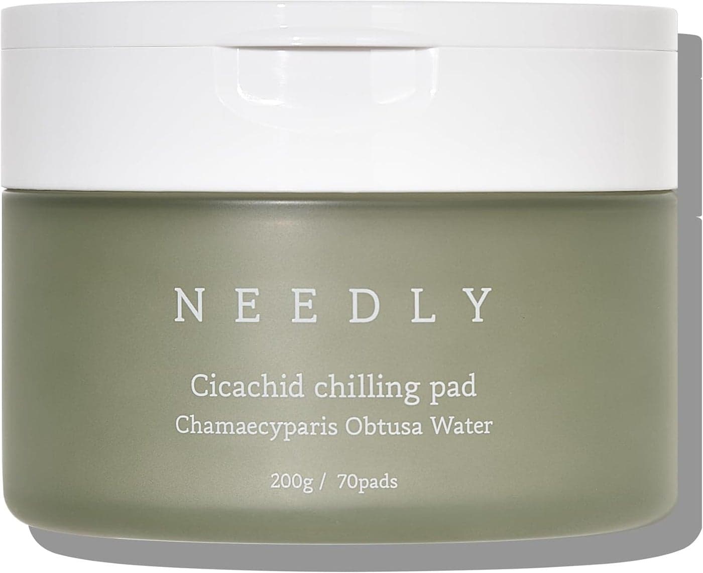 NEEDLY Cicachid Chilling Toner Pad Cooling Soothing pad Vegan Certified Cotton pad