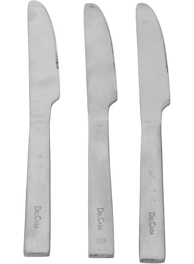 Delcasa DC2936 Stainless Steel Table 3-Piece, Silver