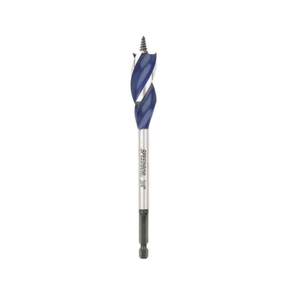 IRWIN SPEEDBOR Tri Flute Wood Drill Bit 15163041018 Black