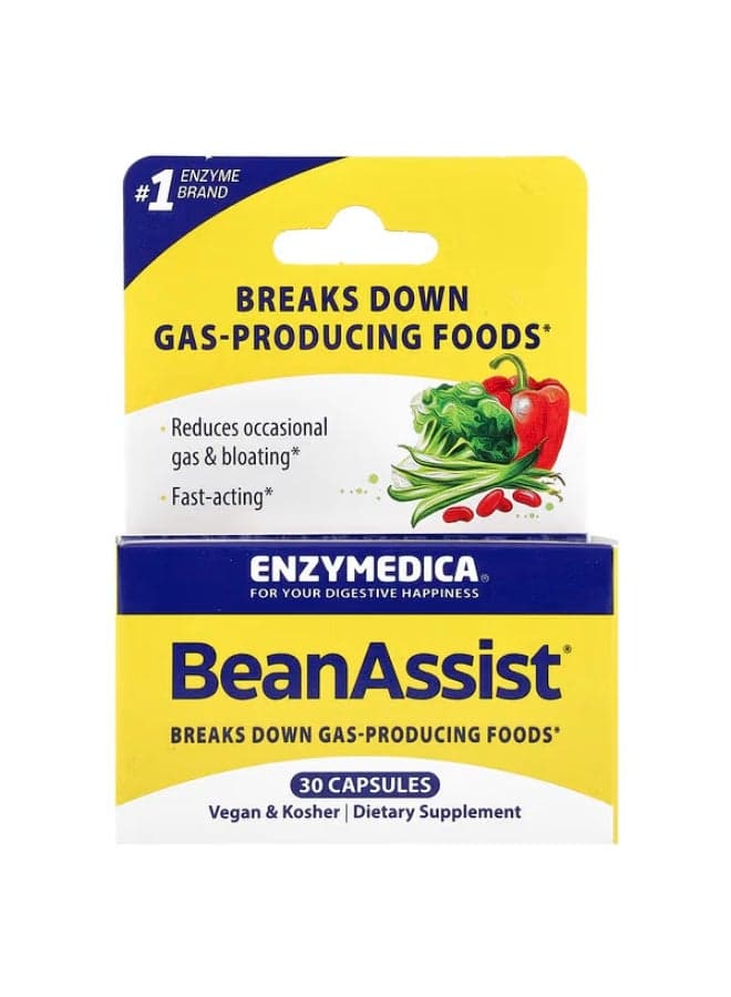 Enzymedica, BeanAssist®, 30 Capsules