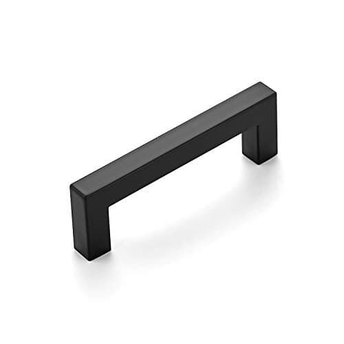 Ravinte 55 Pack Square 3-3/4 Inch Cabinet Handles Matte Black Pulls for Kitchen Cabinets and Drawers
