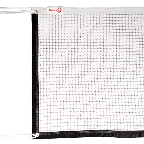 Sanung Badminton Net Standard Size AllWeather Portable Badminton Net Replacement for Indoor Outdoor Use with Storage Bag