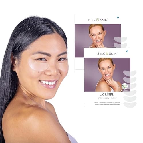 Silc Skin Silicone Eye Pads Reusable Overnight Eye Patches, Medical Grade Silicone For Fine Lines And Puffiness, 120 Day Supply