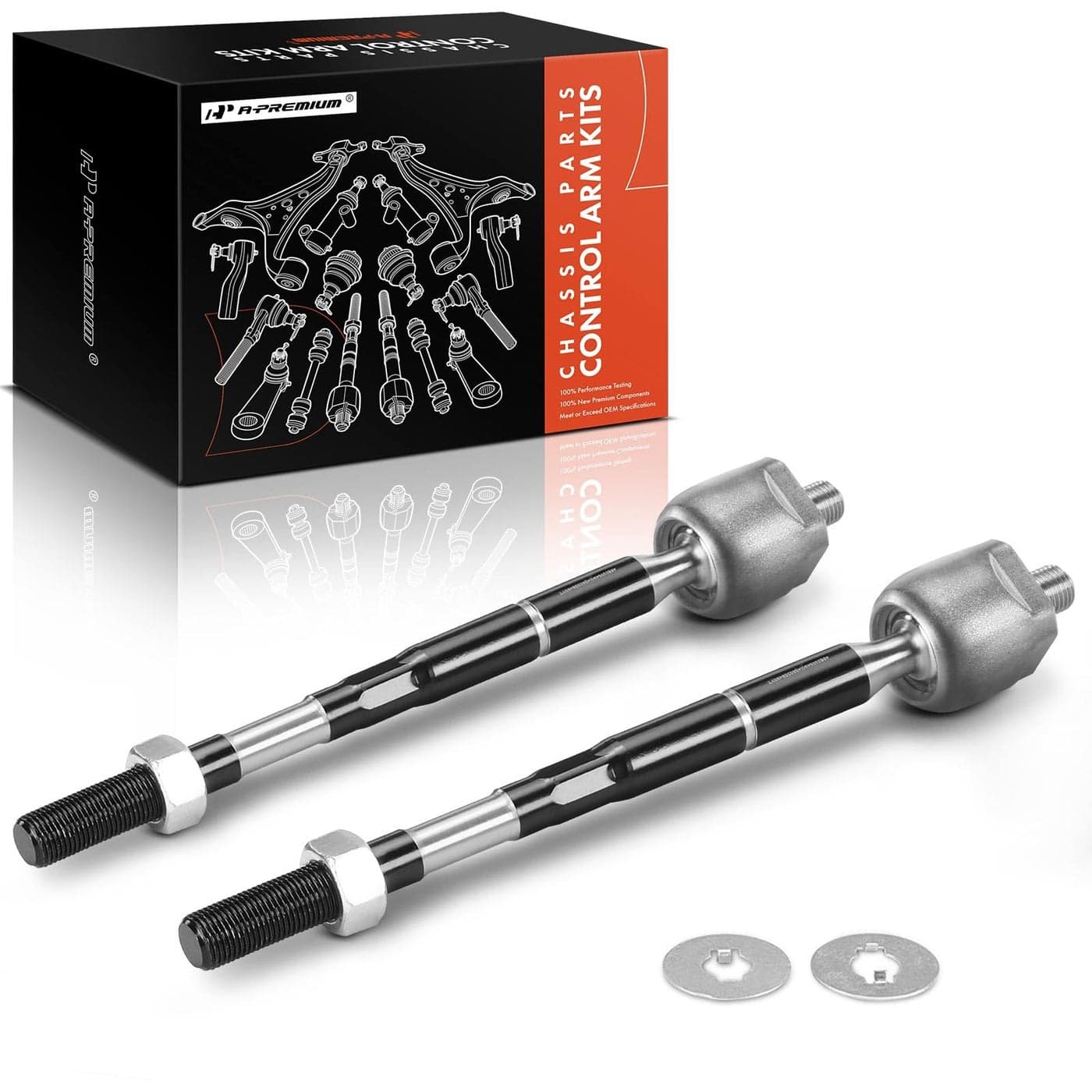 APremium 2 x Front Inner Tie Rod Ends Compatible with Toyota Tacoma 20052023