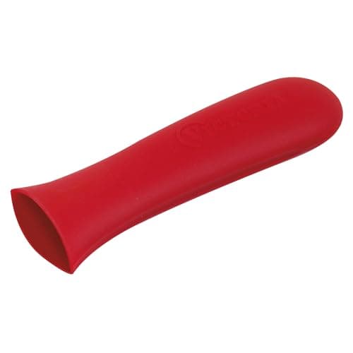 Victoria Silicone Handle Cover CustomMade Handle Sleeve for 65 and 8 Inch Victoria Cast Iron Skillets Small Red