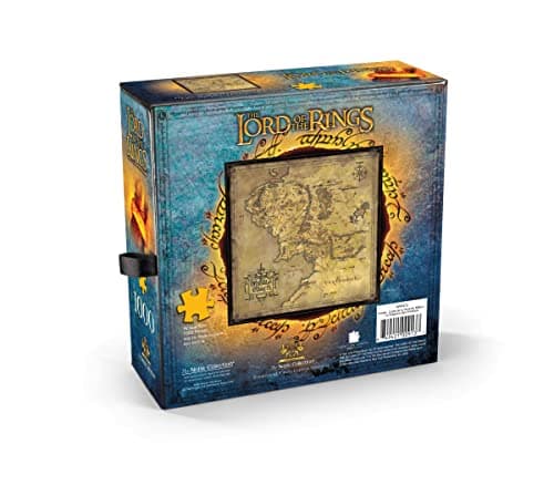 The Noble Collection Lord of The Rings Map of Middle Earth Puzzle
