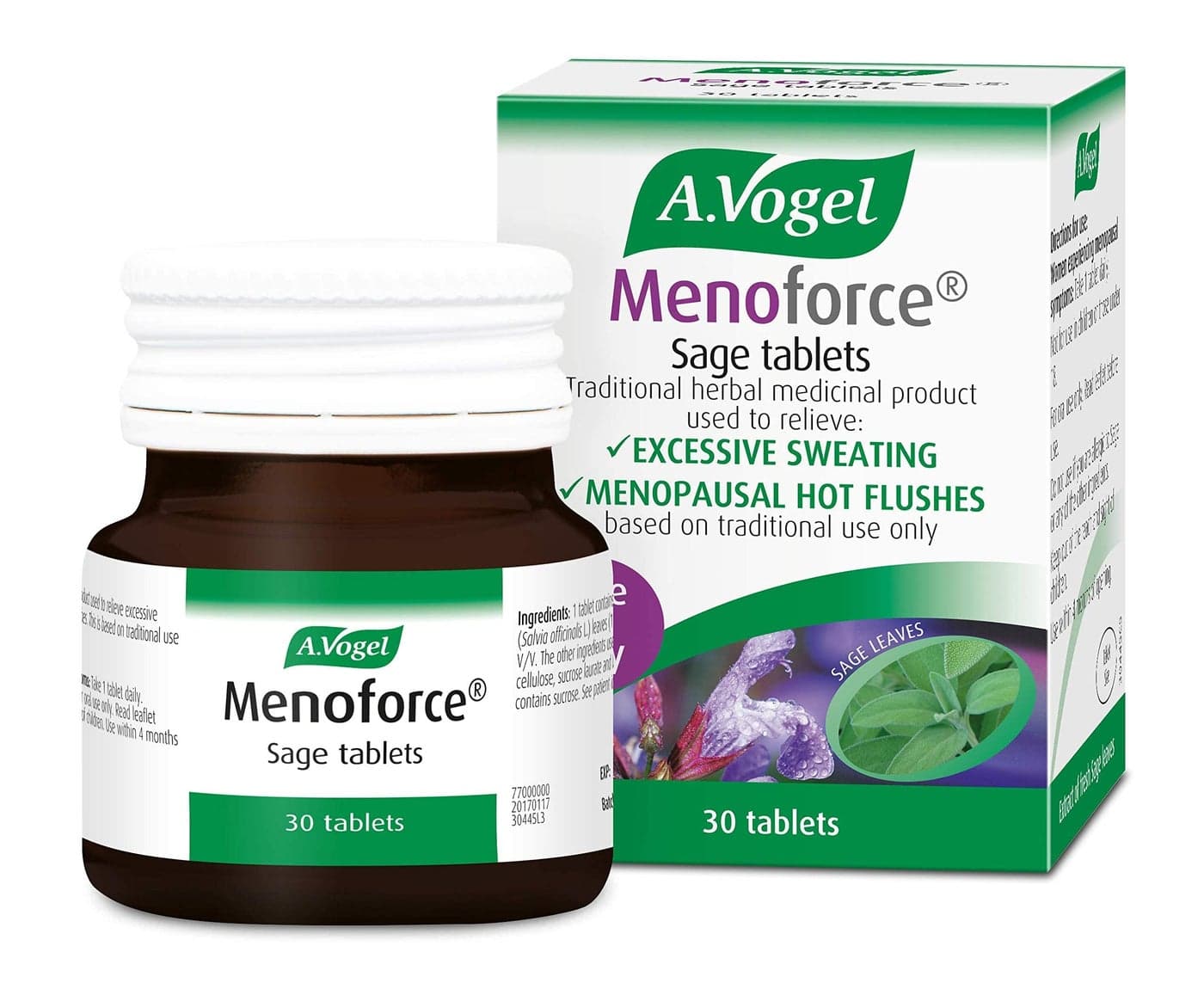 AVogel Menoforce Sage Tablets 30 tablets