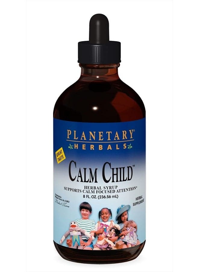 Calm Child Herbal Syrup - Includes Soothing Botanicals Chamomile, Lemon Balm, Catnip & More - 8oz