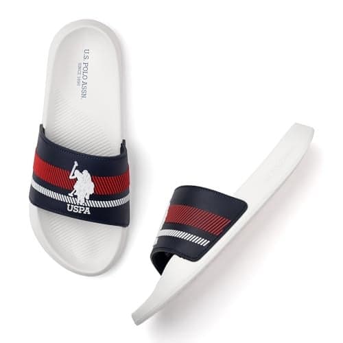 U.S. POLO ASSN. Mens RAFA Sliders - (UK6) (US7) (2FD241025W01)