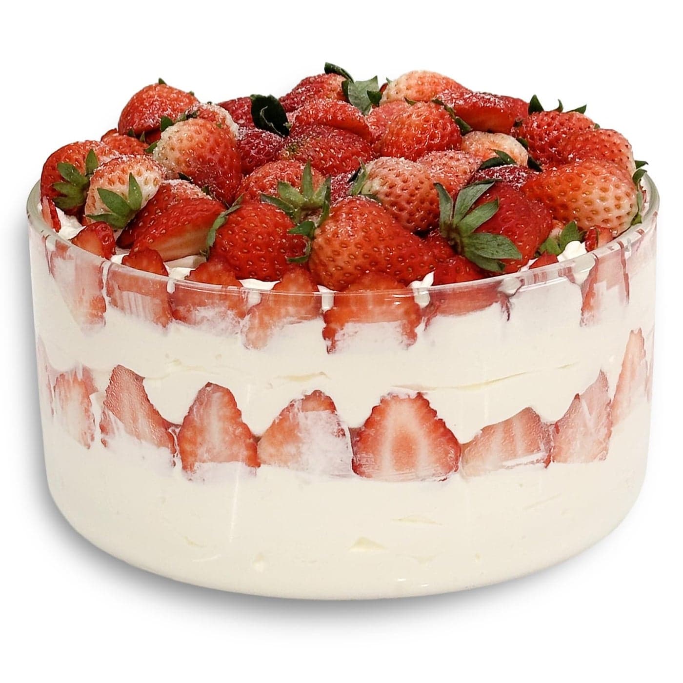 Opexscal 104oz Large Glass Trifle Bowl Modern Design Clear Glass Round Dessert Centerpiece Serving Bowl for Laying Ice Cream Cakes Salad Fruit Microwave Dishwasher Safe