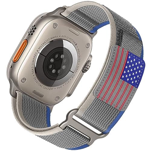 Trail Loop Nylon Band Compatible with Apple Watch Ultra 321 Series 11109876SE543 Men WomenRugged Elastic Fabric Sport Strap for iWatch Bands 49mm 46mm 45mm 44mm 42mm 41mm 40mm 38mm