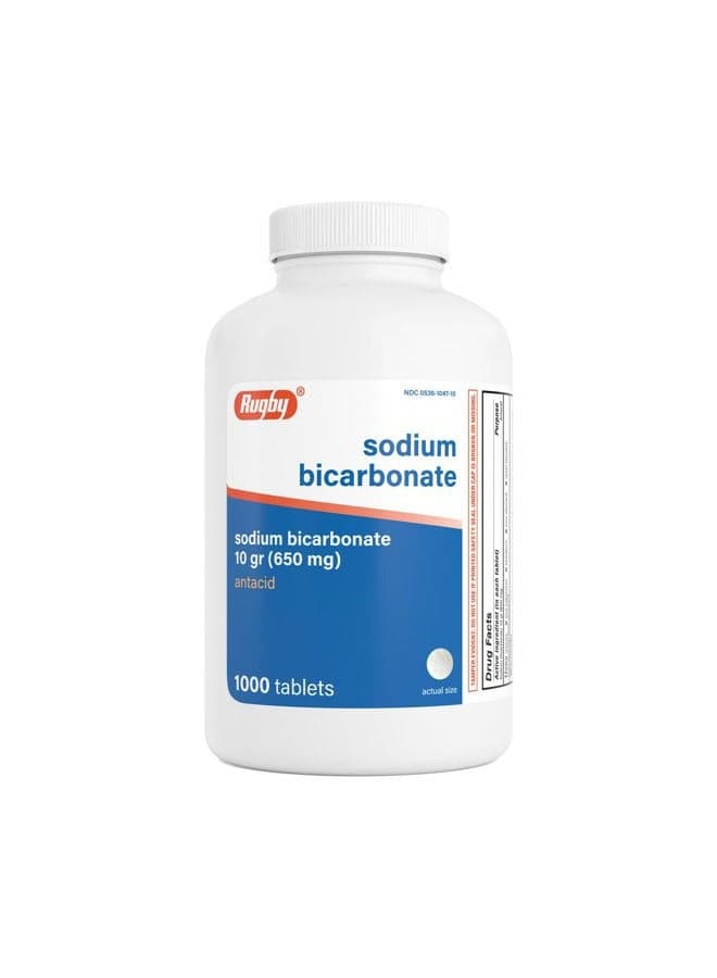 Sodium Bicarbonate Antacid Heartburn Relieve Tablets,10 Grains - 1000 Ea