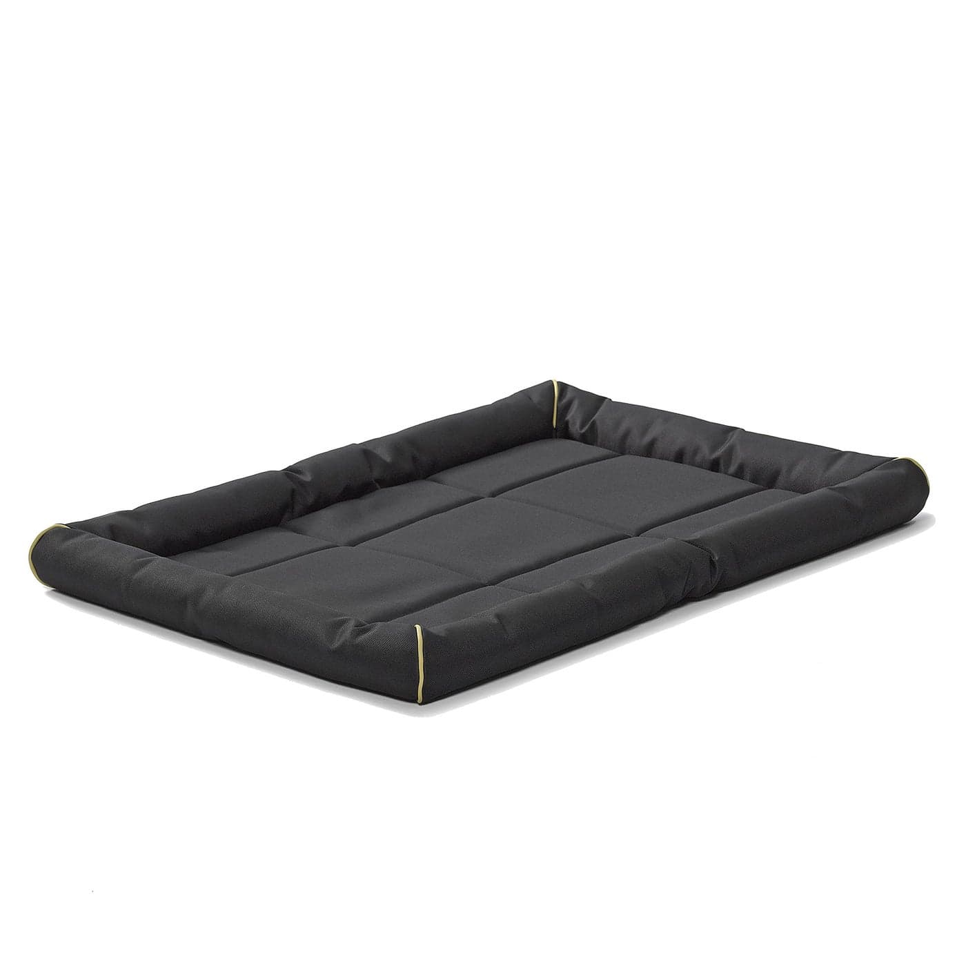 MidWest Homes for Pets XL QuietTime MAXX UltraRugged Dog Bed Water Odor Resistant Bolstered Edge NonSlip Bottom Fits 48inch Crates Black