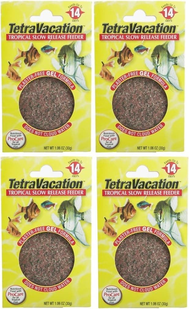 Tetravacation 14Day Feeder For Tropical Fish 4 Pack 424 Oz Total