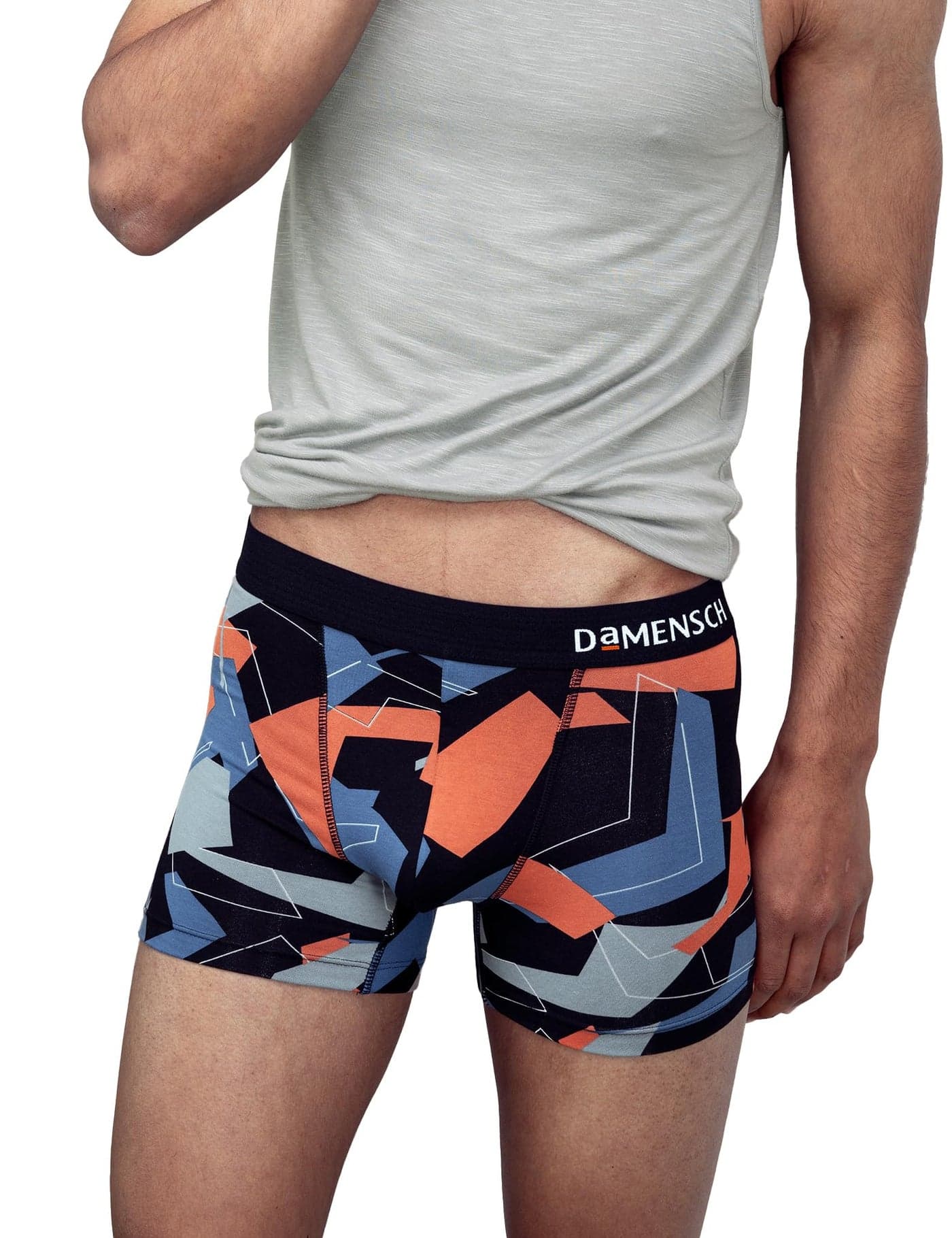 DAMENSCH Men Deo-Soft Supima Modal Trunks-Pack of 1-Misty Blue-Medium