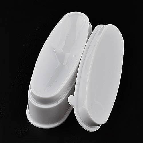 White Nail Dipping Powder French Tray Manicure Molding Manicure Mould Nail Dip Container Nail Art Sets Nail Art Accessories