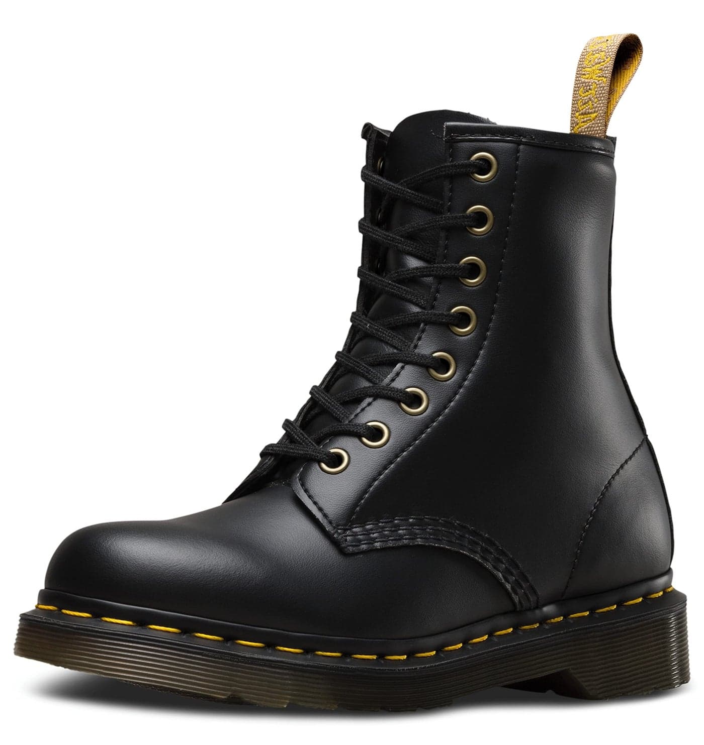 Dr. Martens Unisex Vegan 1460 8 Eye Boot, Black Felix Rub Off, 12 Women/11 Men