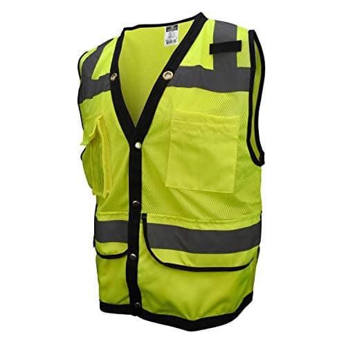 Radians mens Industrial Safety Vest, Safety Green, X-Large US