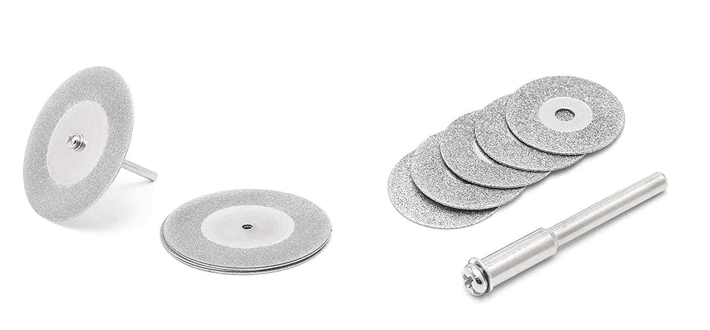 DIY Crafts CTDIYHI52640 18mm Diamonte Cutting Discs Drill Bit Shank for Rotary Tool Blade DIY Works Support 18mm MiniSmall
