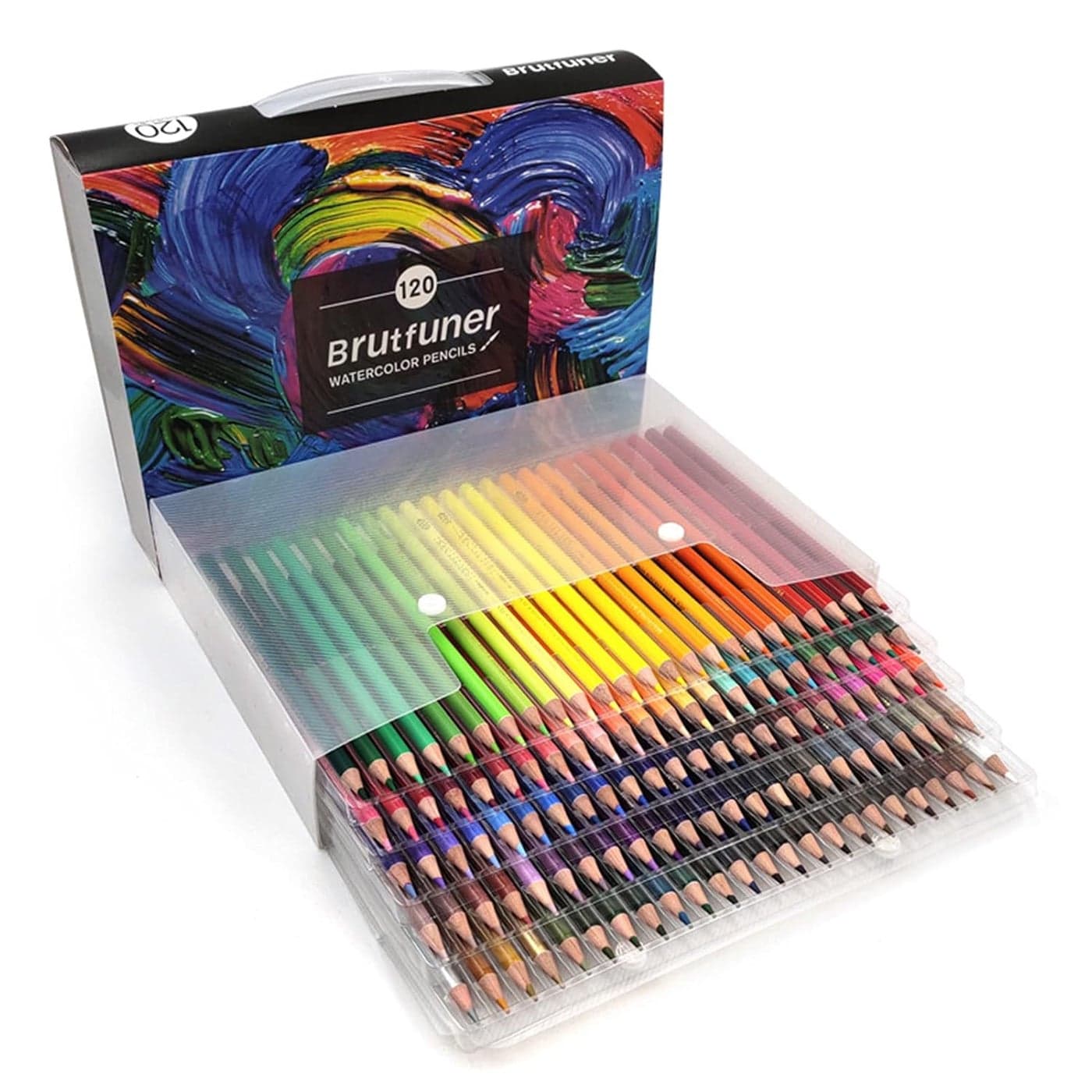 Homgeel 4872120150180 Watercolor Pencils Set PreSharpened Water Soluble Color Pencils Art Supplies For Students Adults Artists Drawing Sketching Coloring BooksMulticolor