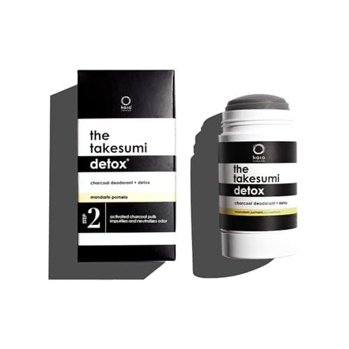 Kaia Naturals the takesumi detox the charcoal deodorant detox Mandarin Pomelo AluminumFree Baking SodaFree Natural Deodorant Stick for Odor Control 65g229oz