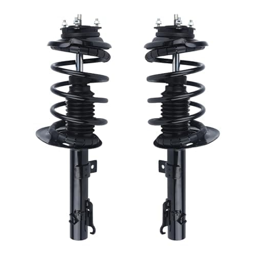 Autoround Front Pair Complete Strut Spring Shock Absorber Assembly 172257 172258 Quick Struts Replacement for Ford Focus 2006 2007 2008 2009 2010 2011 (Set of 2)