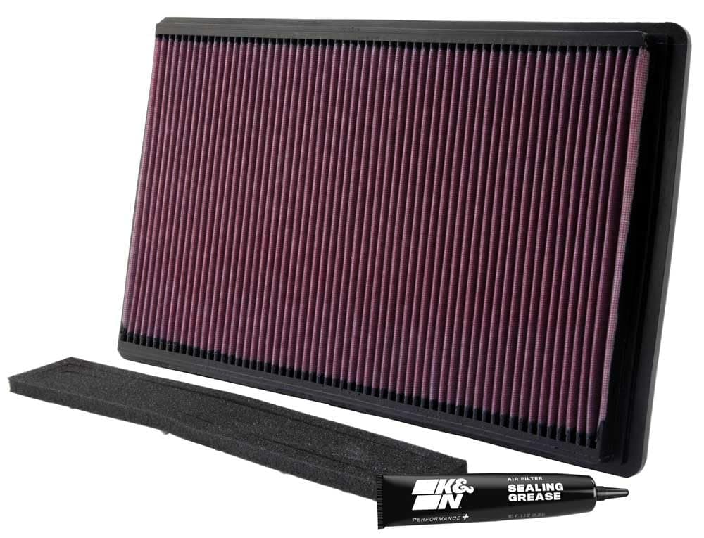 KN HighFlow Original Lifetime Engine Air Filter Increase Power Premium Washable Compatible with 19901996 ChevroletPontiac Corvette ZR1 Firebird 332035
