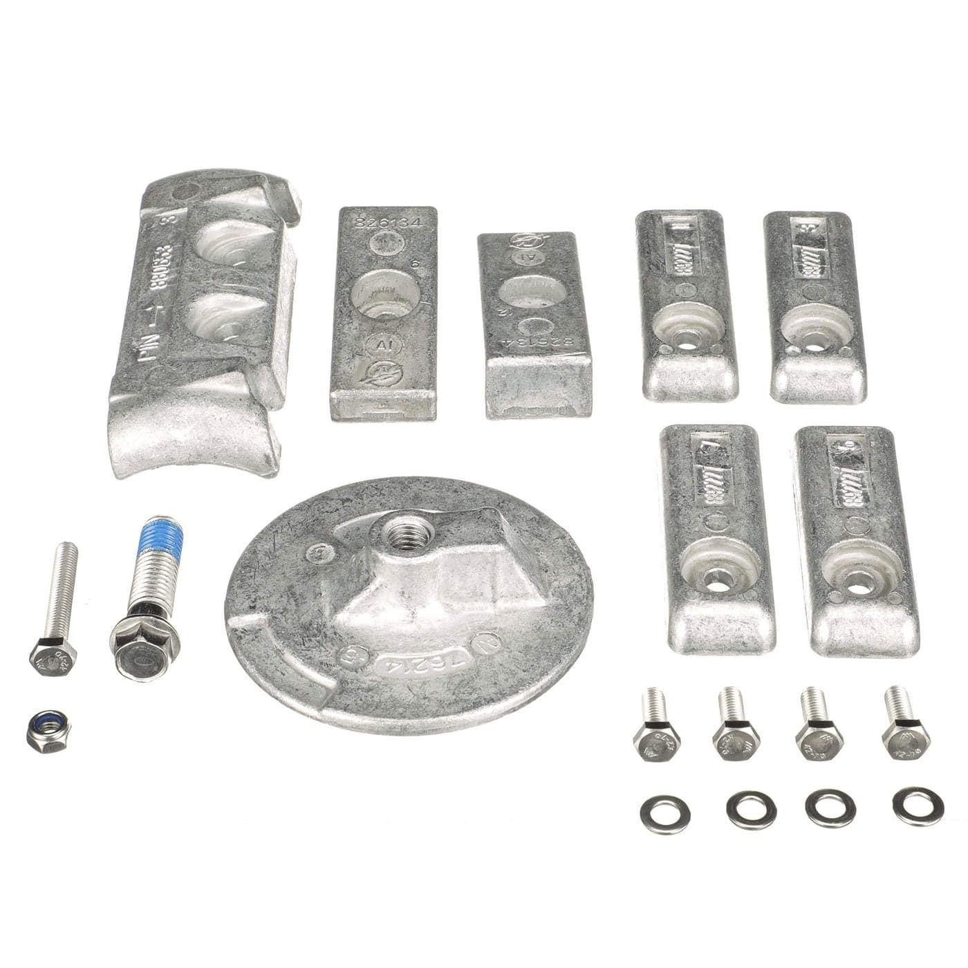 Quicksilver 8M0126670 Anode Kit for Mercury 200300 HP L6 Verado Outboards