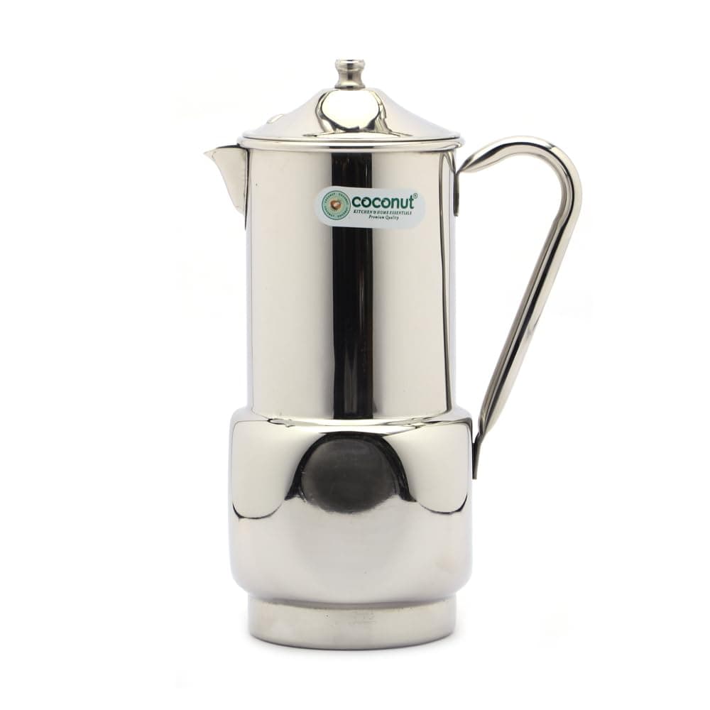 Coconut Stainless Steel Water Jug for HomeOffice 1 Unit 1000ML